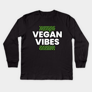 VEGAN VIBES Kids Long Sleeve T-Shirt